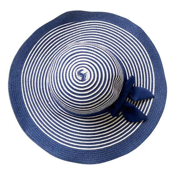 Sombrero De Playa Verano Para Mujer Oasis Ajustable - Azul
