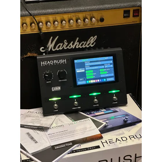Pedaleira Headrush Gigboard Presets Eric Paulussi Preto