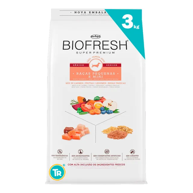Ración Perro Biofresh Senior Pequeños + Obsequio Y E. Gratis