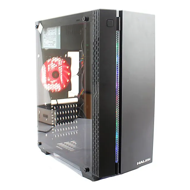 Case Gamer C/fuente Halion Bull 5518 Rgb Band