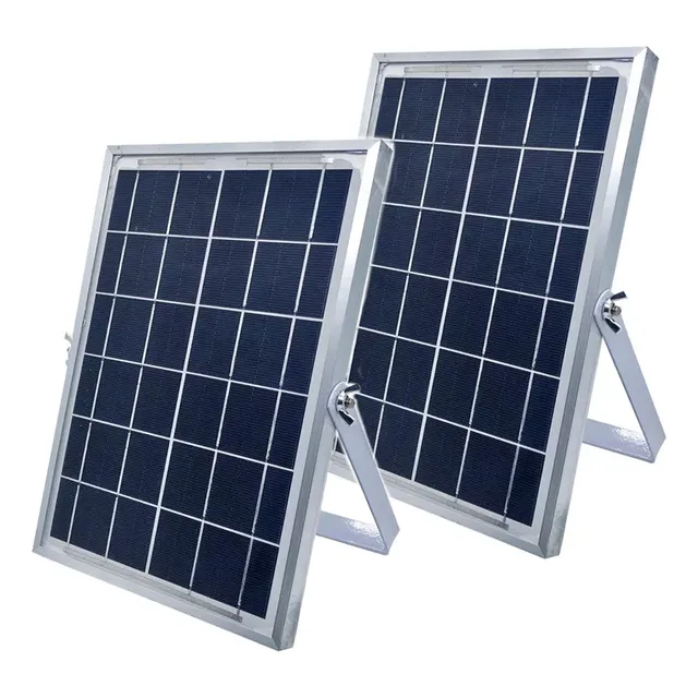 Pack 2 Panel Solar Portatil Con 4 Puertos Usb Carga Rapida