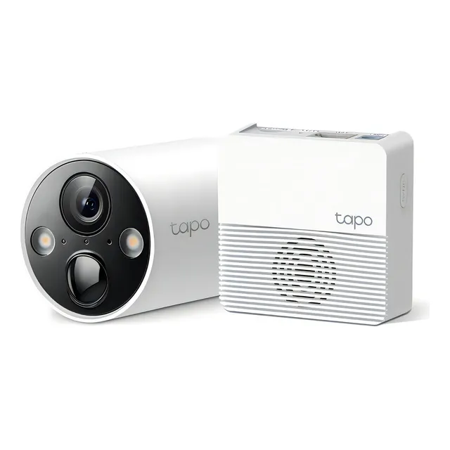 Tp-link, Cámara Seguridad Wifi Batería Smart Hub Tapo C420s1 Color Blanco