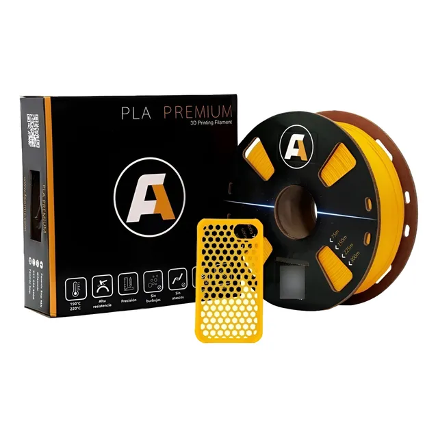 Filamento 3d 1kg Yellow Amarillo Flexible Pla Premium Fmc