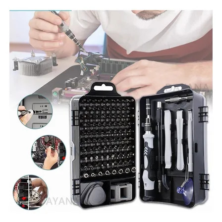Set 115 Pcs Destornilladores Precisión Magnéticos