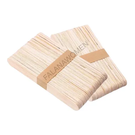 Paletas Para Depilacion De Madera 100 Unidades