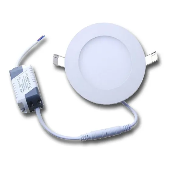Panel Led 6w Ojo De Buey Spot Redondo Luz Blanca Plano