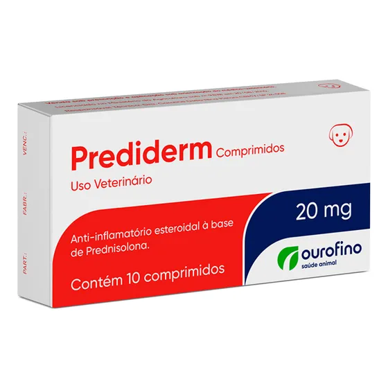 Prediderm 20 Mg 10 Comprimidos