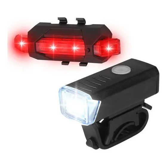 Luces Bicicleta Delantera Y Trasera Led Recargables Usb