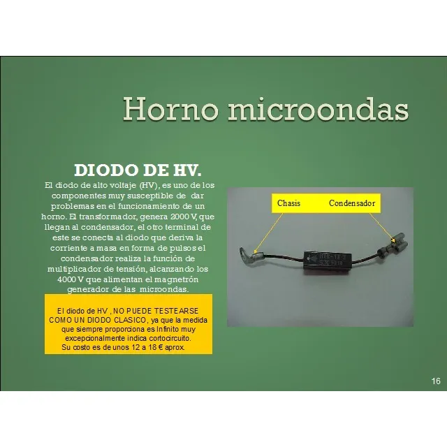 Diodo Rectificador Alto Voltage Microondas Hvr-1x3