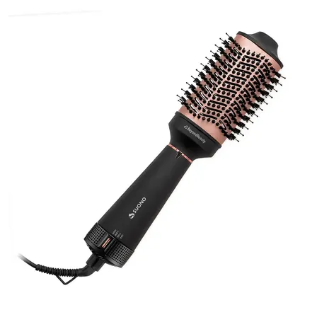 Cepillo Secador Voluminizador Suono 3 Niveles Secado, Peinado y Volumen 1200W Color Rosa Negro