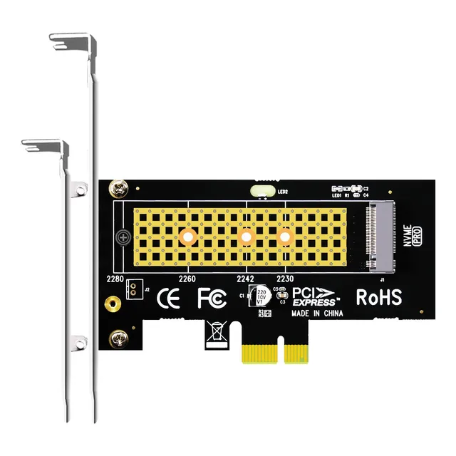 Adaptador M.2 Nvme A Pcie X1 Glotrends Pa09-x1 Para 2230/224