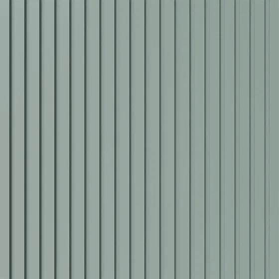 Panel Ranurado Autoadhesivo Flexible Play Rollo 10mts Verde