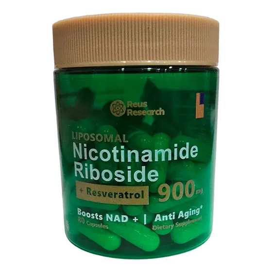 Nicotinamide Liposomal + Resveratrol 900mg Reus Research Nad