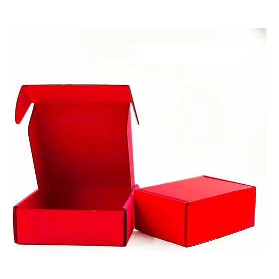 Cajas De Cartón Importadas 3 Colores 30x20x8 6-pack