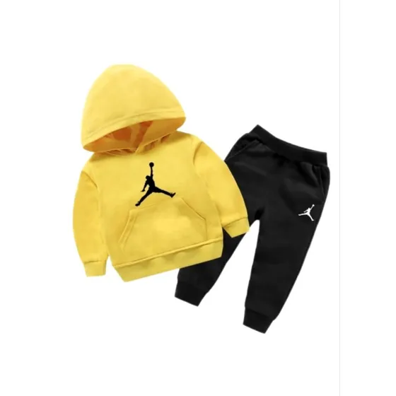 Conjunto Suéter Y Mono Jogger Para Niños Unisex