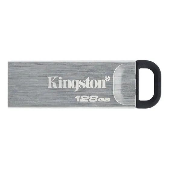 Memoria Usb Kingston Data Traveler Kyson 128gb Metalizada Plateado