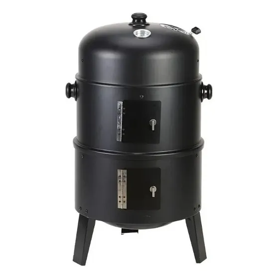 Parrilla Y Ahumador De Carbón 75 X 40 X 46.5 Basic Living