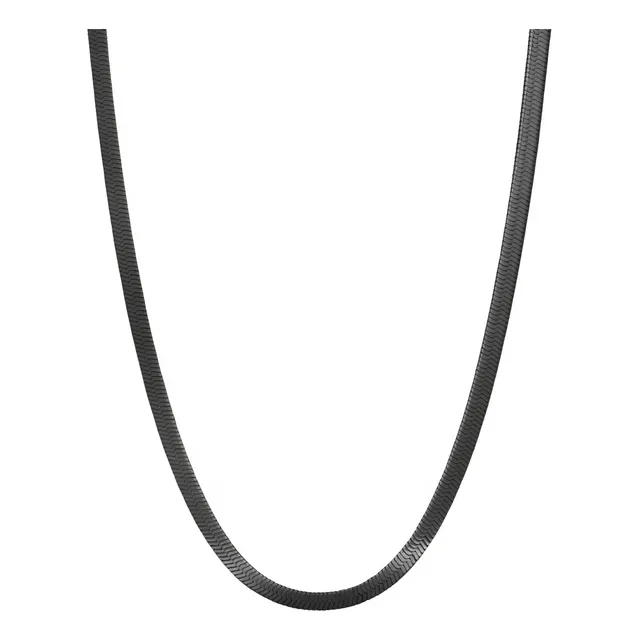 Cadena 50 Cm Serpiente 4mm Color Oro Acero Inoxidable Hombre