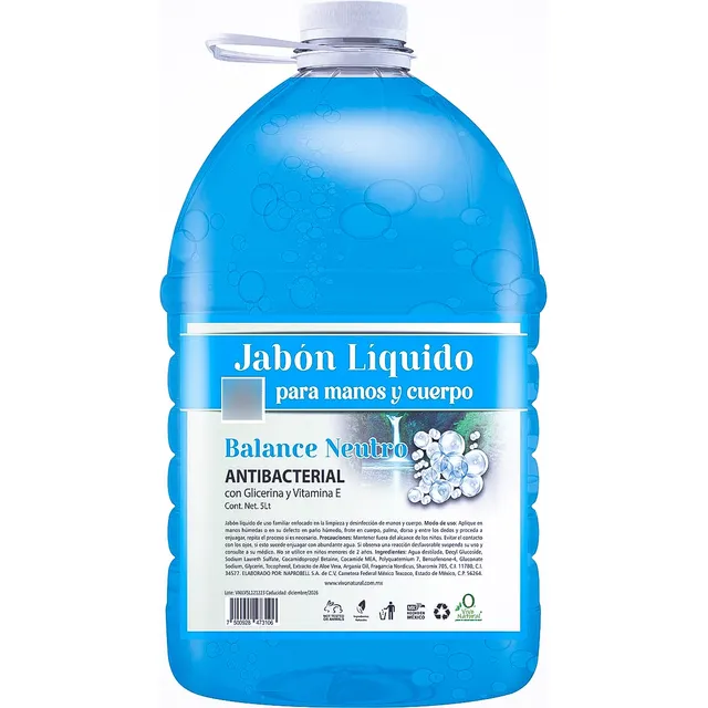 Jabon Liquido Para Manos Y Cuerpo Balance Neutro Vivonatural