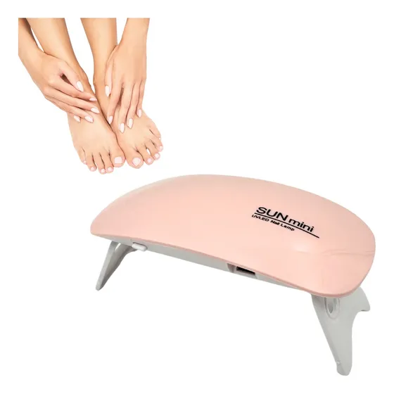 Mini Lampara Para Uñas Esmalte Gel Semi Permanente Uv/led