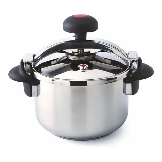Olla A Presión Acero Inoxidable 6 Litros Cuori Modelo Capri