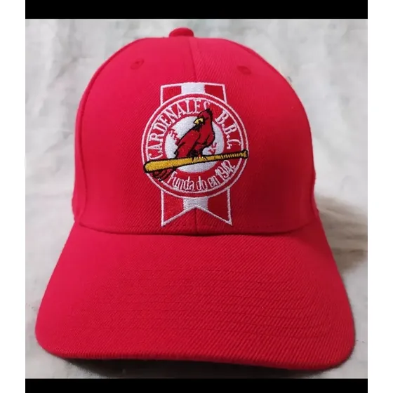 Gorra Roja Cerrada, Modelo Viejo, Cardenales Del Lara