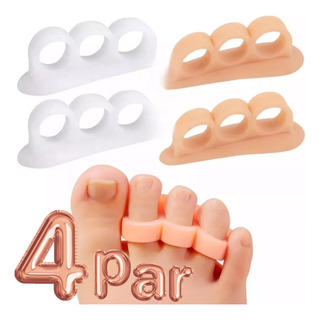 4 Pares Separador Dedo En Martillo, Corrector Dedo En Garra 4 Pares Separador Dedo En Martillo, Corrector Dedo En Garra