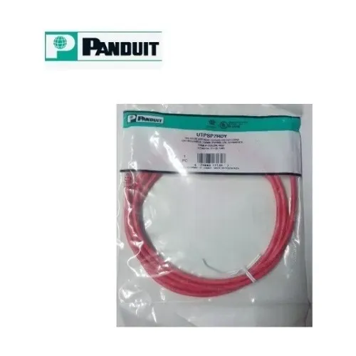Patch Cord Cat6 Panduit Clase E 2,13 Mts Color Rojo