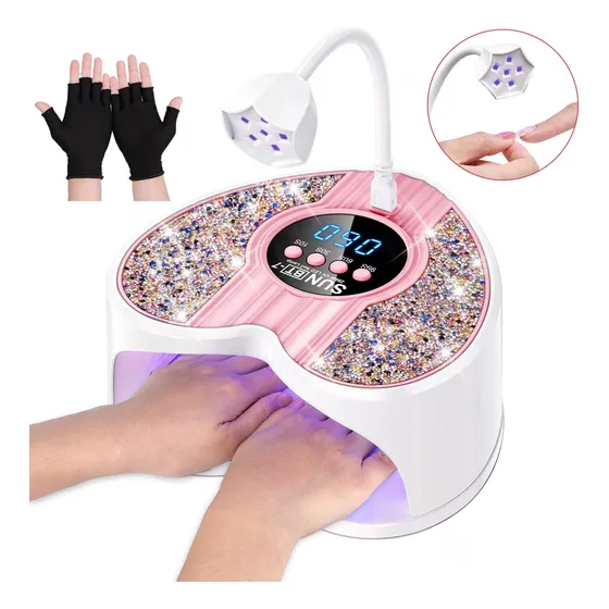Lámpara De Uñas 288w Lampara Para Uñas Lámpara Uv Uñas Flexible 2 En 1