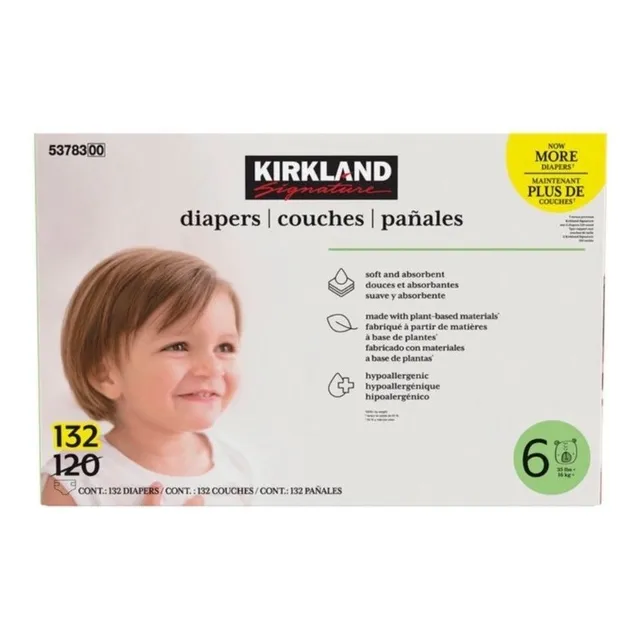 Pañales Kirkland Signature unisex Etapa 6