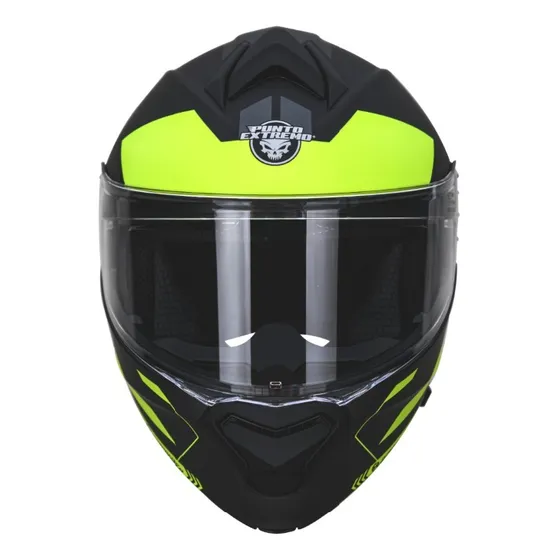 Casco Rebatible Doble Visor Para Moto Punto Extremo Way 935