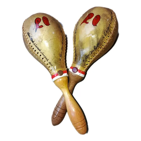 Maracas Salseras Pan Con Queso Profesionales De Concierto