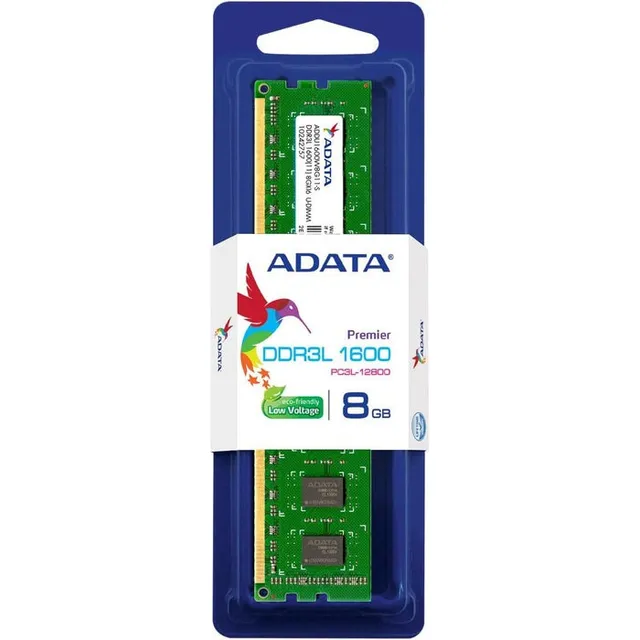 Memoria Ddr3l Adata 8gb 1600 Mhz Udimm 1.35v