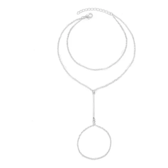 Olbye-pulsera Tobillera Con Anillo Para El Dedo Del Pie, De