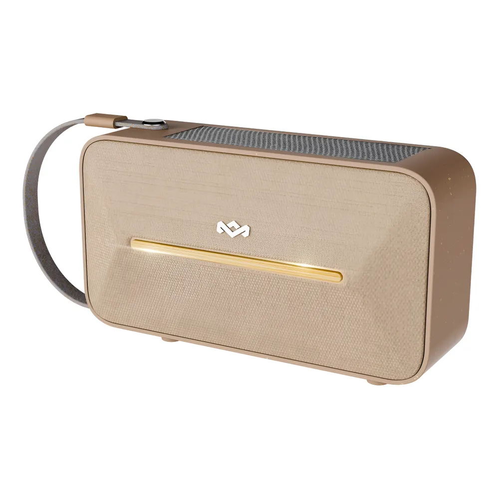 Parlante Bluetooth 5.3 Waterproof Rise Up Solar Cream Marley Color Crema