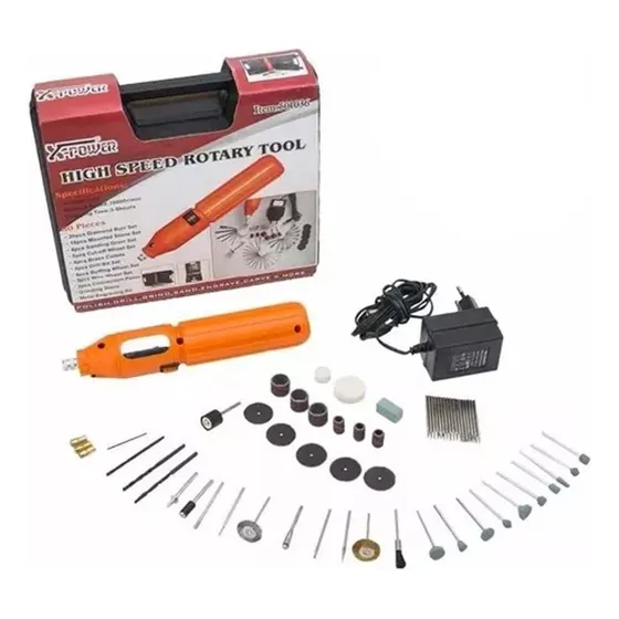 Mini Taladro Torno Multiproposito Inalambrico 60 Accesorios