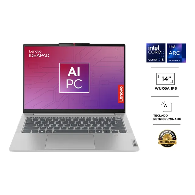 Notebook Ideapad Slim 5 Ultra 5 16gb Ram 512gb Ssd 14  Wuxga Cloudgrey