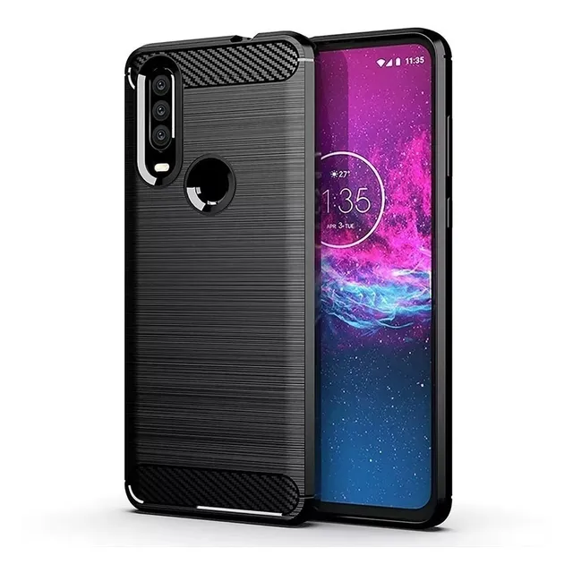 Funda Tpu Carbono Para Moto One Vision Hyper Fusion Action
