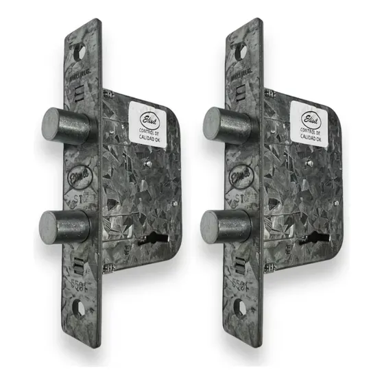 Cerrojo Elisil J01 Gemelos + 4 Bisagras Universal-