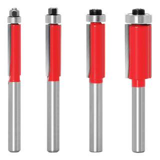 Fresas Router 1/4 Brocas De Enrutador De Corte Al Ras 4 Pcs Fresas Router 1/4 Brocas De Enrutador De Corte Al Ras 4 Pcs