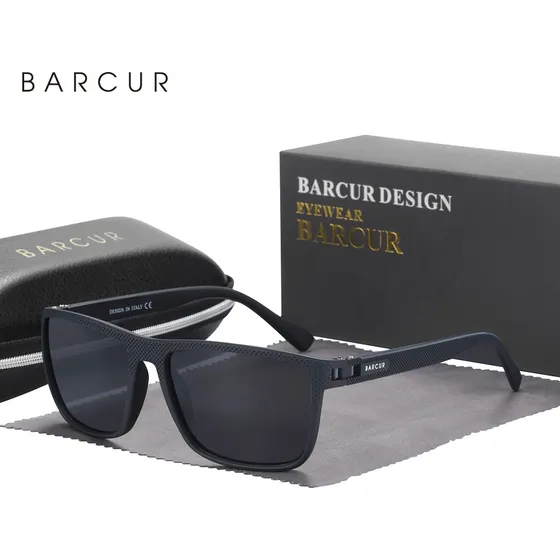 Lentes De Sol Barcur Deportivos Casual Polarizados + Estuche