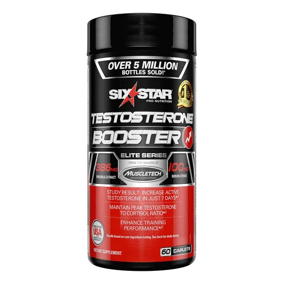 Potenciador De Testosterona Booster Six Star Pro X 60u.