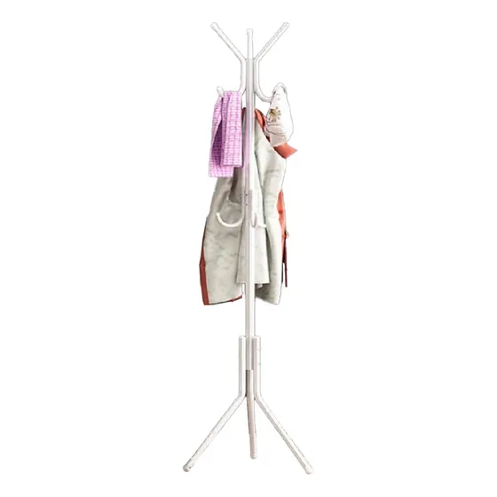 Perchero De Pie Vertical Reforzado Hogar 12 Ganchos Ropa