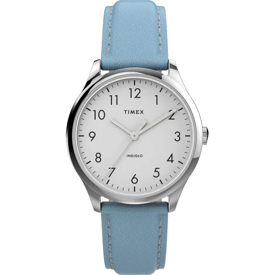 Reloj Timex Modern Easy Reader Para Mujer, 32 Mm, Plateado C