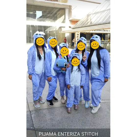 Pijamas Enterizas Stichs Damas Niños Nuevas Mayor Y Detal
