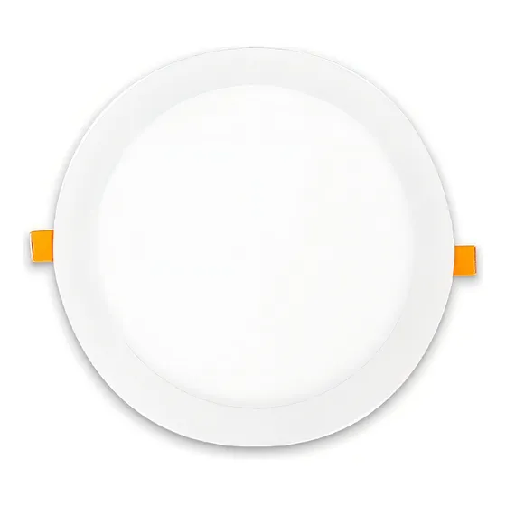 Foco Panel Led 12w Plafón Empotrado Techo Redondo 17cm Color Blanco Neutro 4000°k 220v Demasled