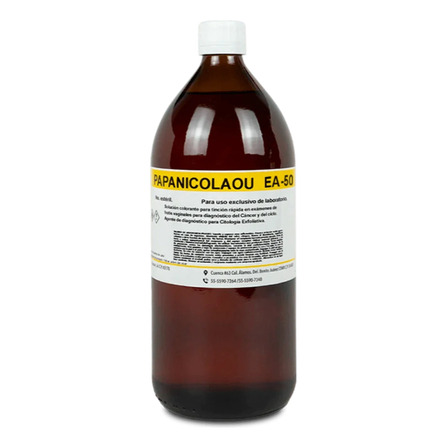 Papanicolaou Ea-50 Colorante Para Tincion 1 L Golden Bell Marrón Papanicolaou Ea-50 Colorante Para Tincion 1 L Golden Bell Marrón