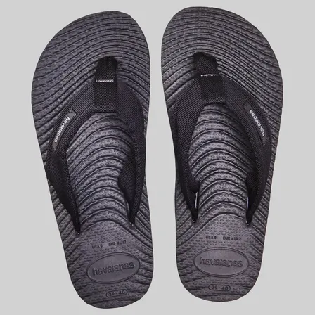 Sandalias Surfer Coast Havaianas Novo Grafite Lisa 39/40