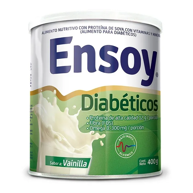 Ensoy Diabéticos 400 Gr Sabor A Vainilla 