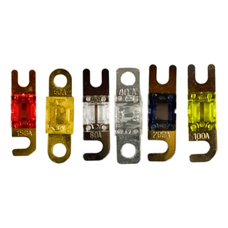 Fusível Automotivo Tipo Faca 40a/60a/80a/100a/150a/200a Kx3 Fusível Automotivo Tipo Faca 40a/60a/80a/100a/150a/200a Kx3